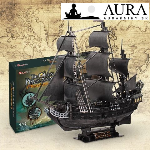 Pirátska loď - The Queen Anne's Revenge XXL - 3D puzzle